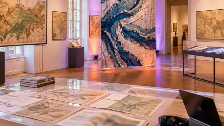 À Sorèze, une exposition relie le canal du Midi aux cartes de la Montagne Noire